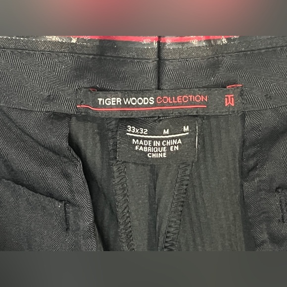 Nike Tiger Woods Collection Black Striped 397312-010 Mens Size 33x32 - Picture 5 of 10